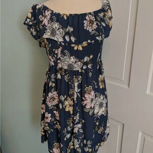 Floral Off-Shoulder Dress